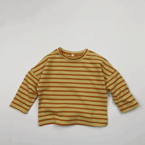 ზოლიანი გრძელსახელოებიანი ზედა